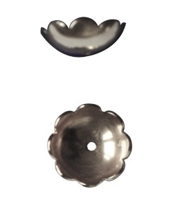 CALOTTE PERLE 4.2  5 MM OR GRIS